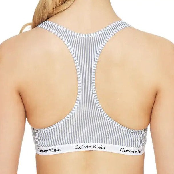 Calvin Klein Women's Carousel Unlined Bralette - Stripe/Denim