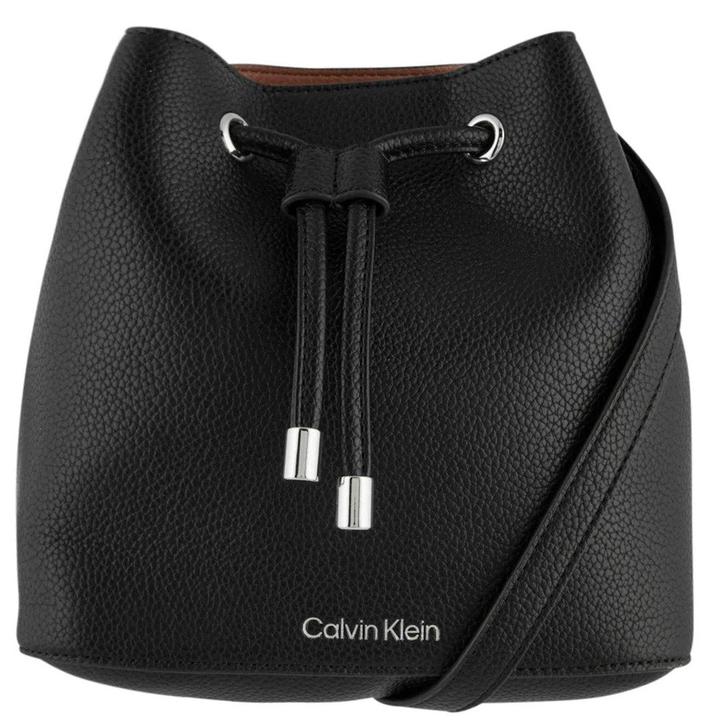 Calvin Klein Gabrianna Mini Bucket Bag - Black