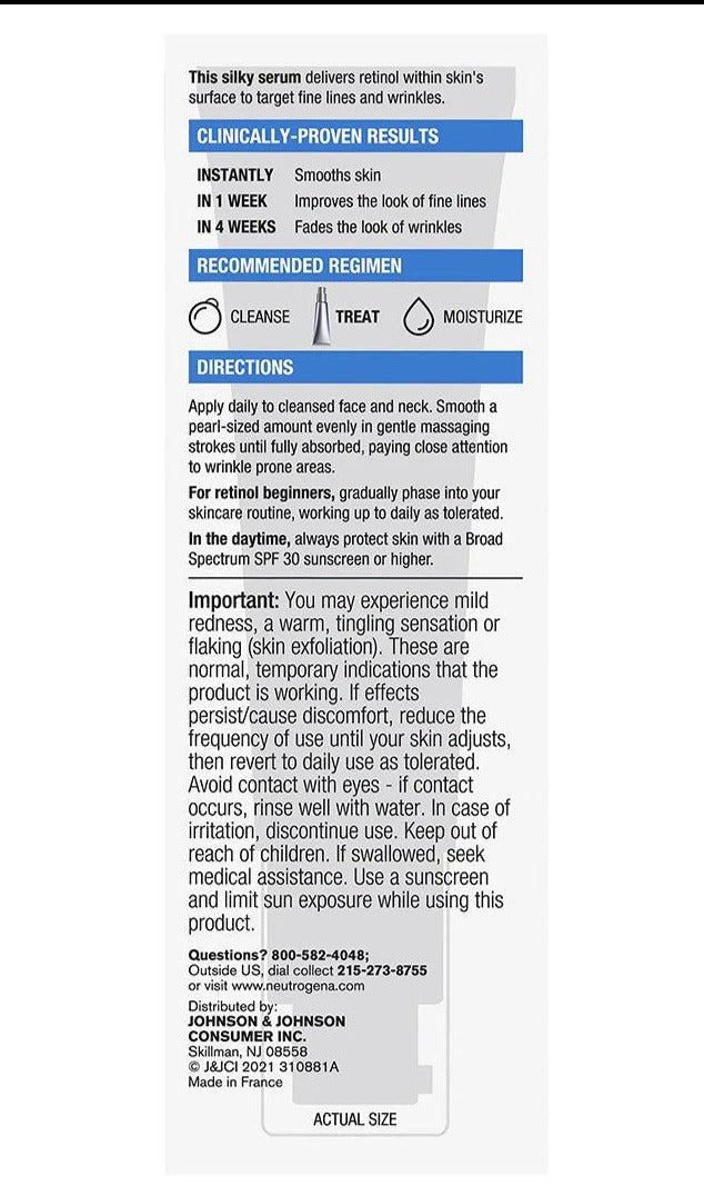 Neutrogena Rapid Wrinkle Repair Retinol Anti-Ageing Serum 29mL
