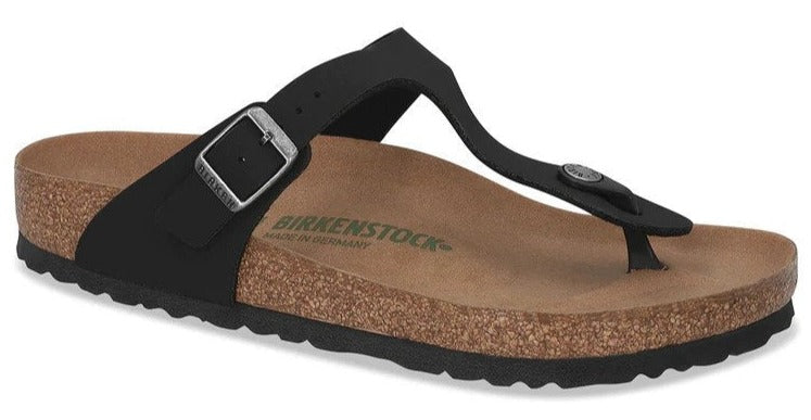 Birkenstock Unisex Gizeh Vegan Regular Fit Sandals - Black