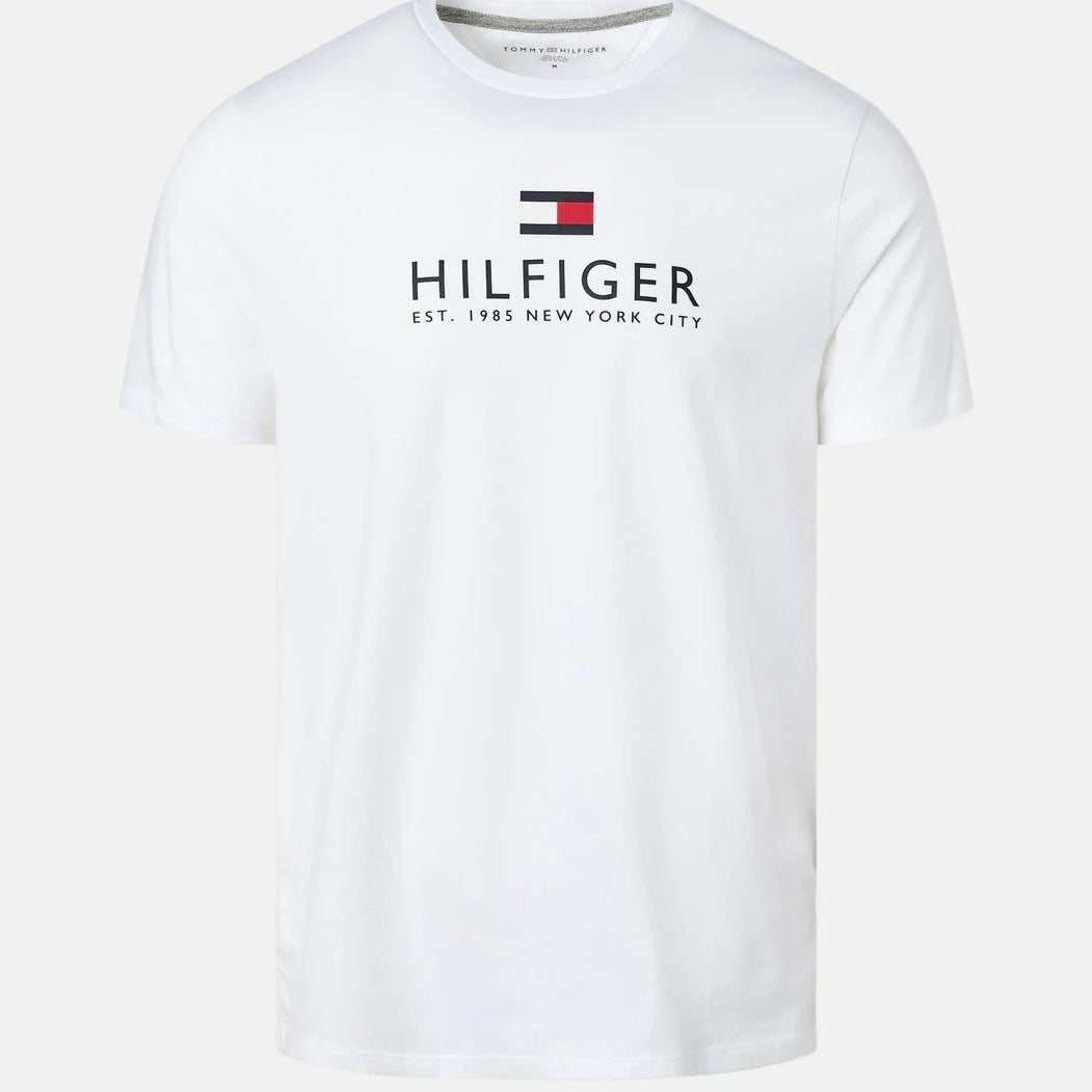 Tommy Hilfiger Men's Nathan Tee / T-Shirt / Tshirt - Bright White