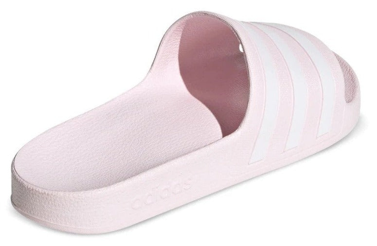 Adidas Women's Adilette Aqua Slides - Pink/White