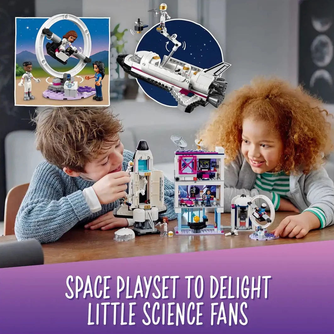 Lego Friends Olivia’s Space Academy Shuttle Rocket For Kids 8+ Years Old With Astronaut Mini Dolls 41713
