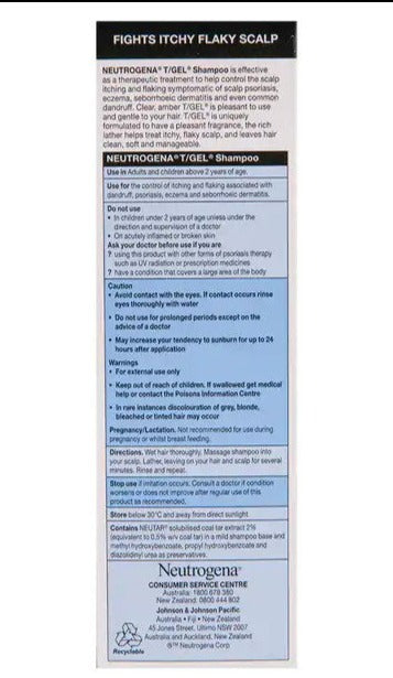 Neutrogena T/Gel Therapeutic Shampoo 200mL
