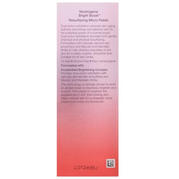 Neutrogena Bright Boost Resurfacing Micro Polish 75mL