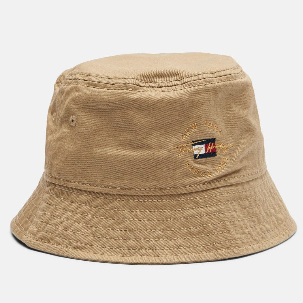 Tommy Hilfiger Roundel Bucket Hat - Dark Beige