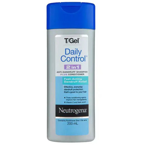 Neutrogena T/Gel Daily Control 2-in-1 Anti-Dandruff Shampoo Plus Conditioner 200mL