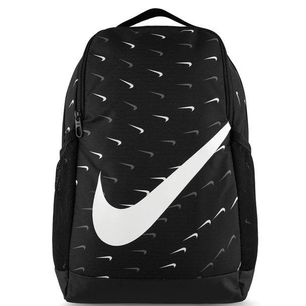 Nike Kids 18L Brasilia Swoosh Harmony Backpack - Black/White