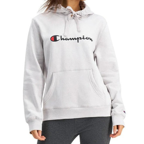 Champion Women's Script Hoodie - Oakmeal
