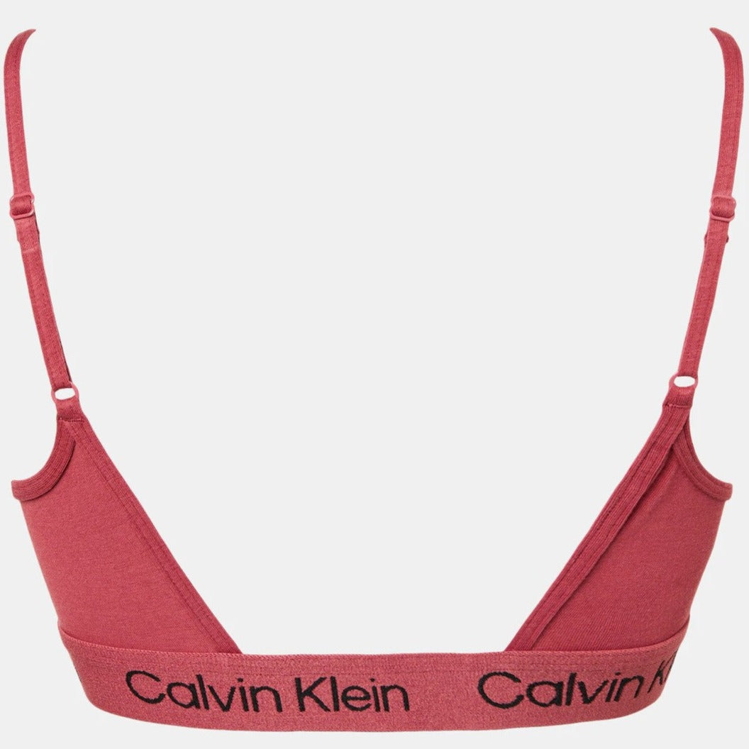 Calvin Klein Women's Cotton Stretch Lightly Lined Bralette - Raspberry Blush