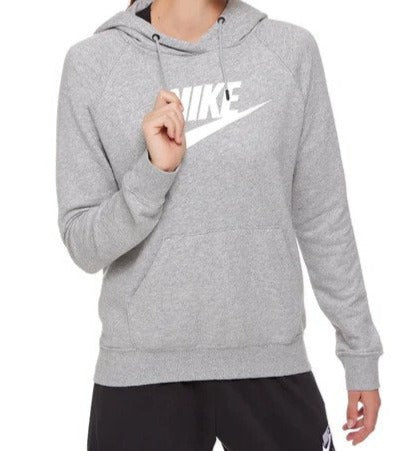 Nike Sportswear Women's Essential Fleece Pullover Hoodie - Dark Grey Heather