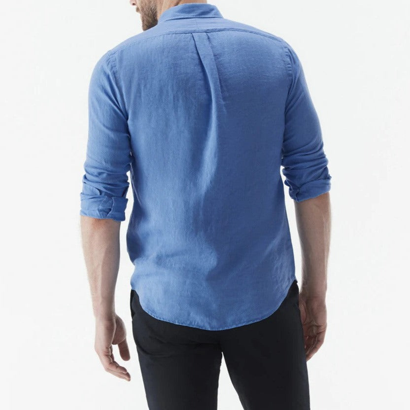 Polo Ralph Lauren Men's Long Sleeve Sport Shirt - Blue