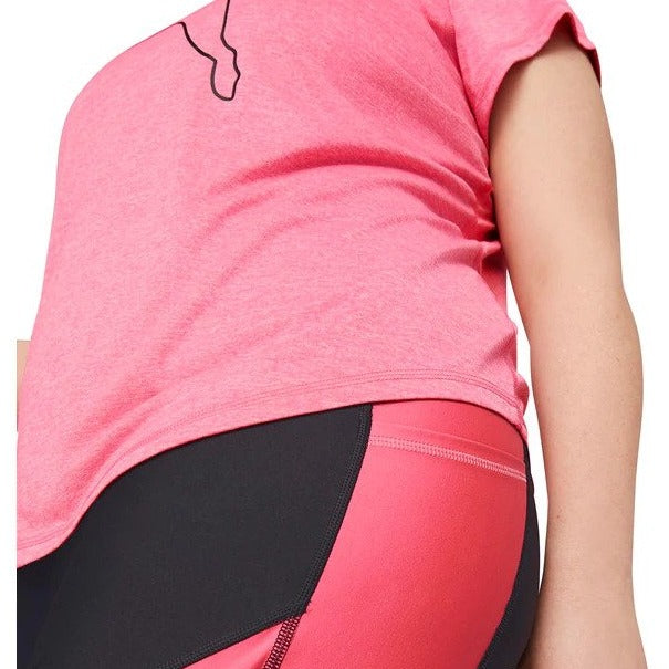 Puma Women's Train Favourite Heather Cat Tee / T-Shirt / Tshirt - Sunset Pink