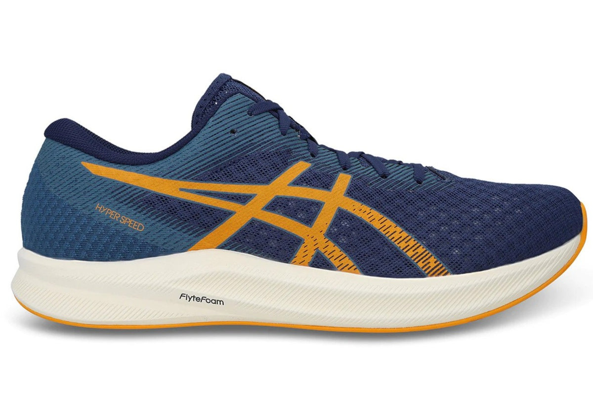ASICS Men's Hyper Speed 2 Running Shoes - Deep Ocean/Amber