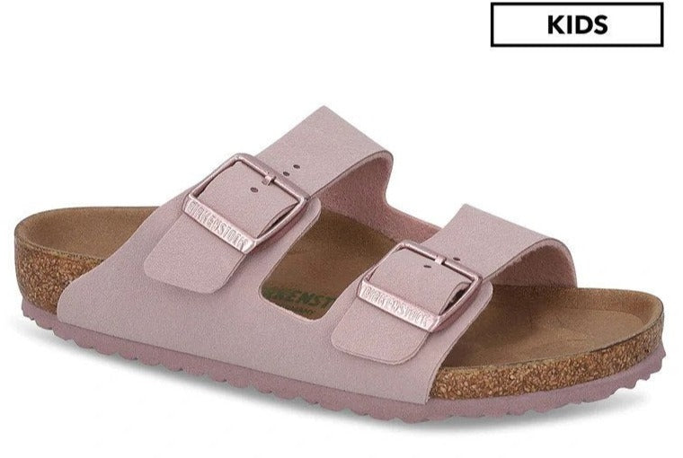 Birkenstock Kids' Arizona Vegan Narrow Fit Sandals - Lavender Blush