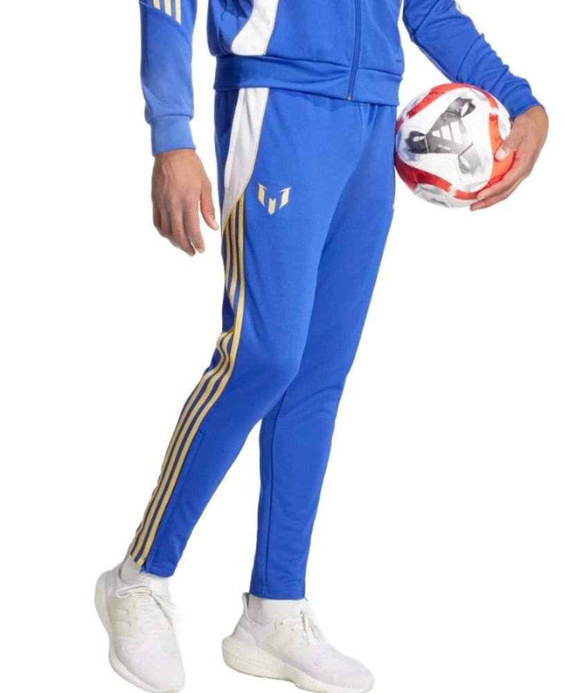 Adidas Performance Mens Pitch 2 Street Messi Football Pants - Blue/White