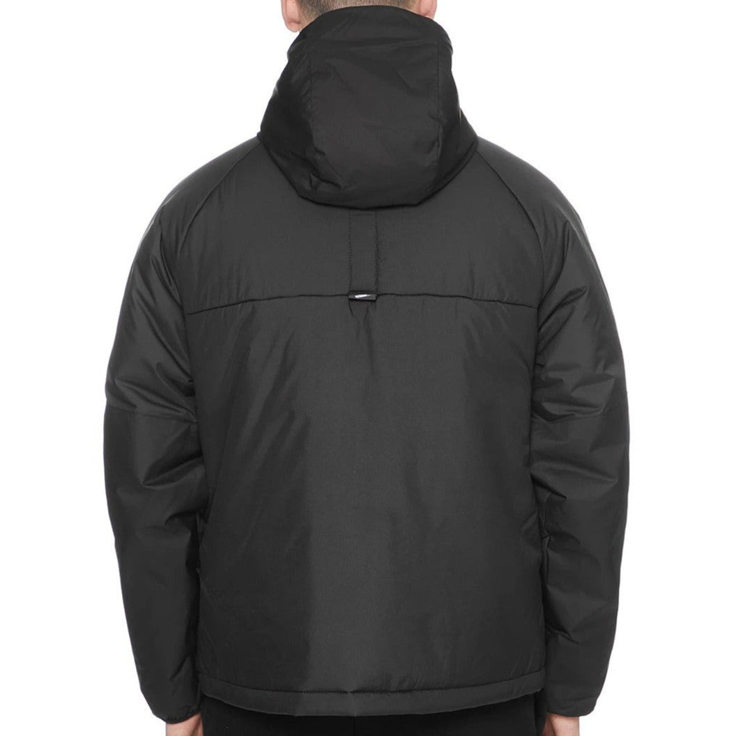Nike Men's Therma-FIT Legacy Half-Zip Hooded Anorak - Black/Sail