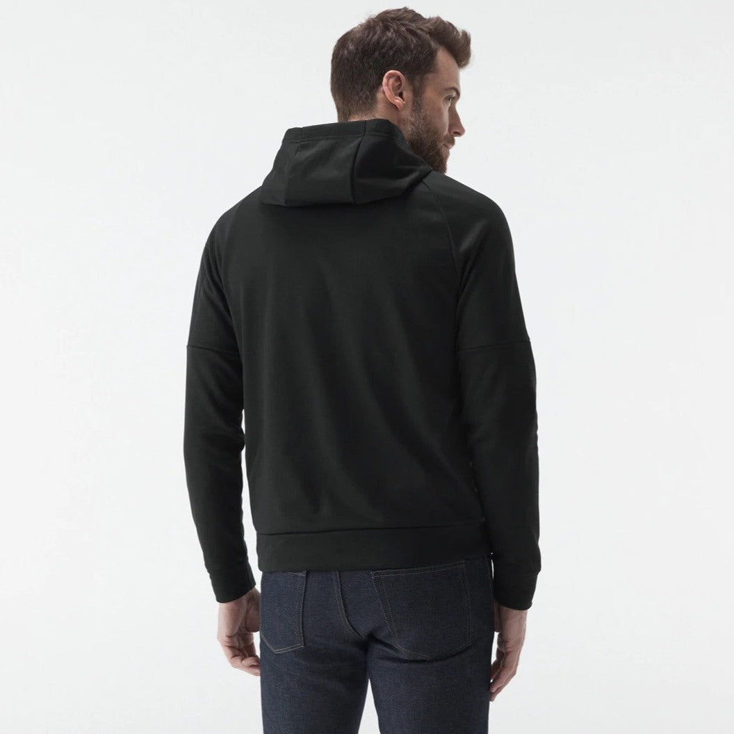 Nike Men's Therma-FIT Swoosh Pullover Fitness Hoodie - Black/White