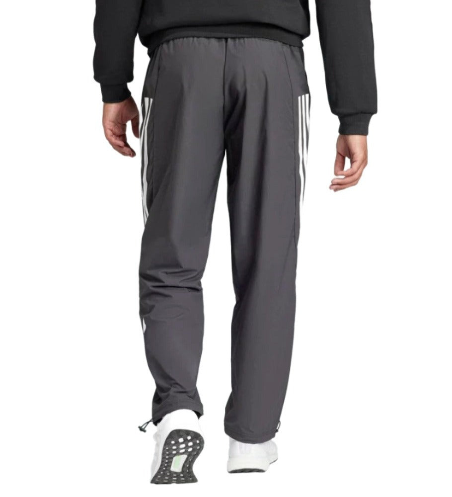 Adidas Mens Sportswear Future Icons 3-Stripes Loose Woven Pants - Black
