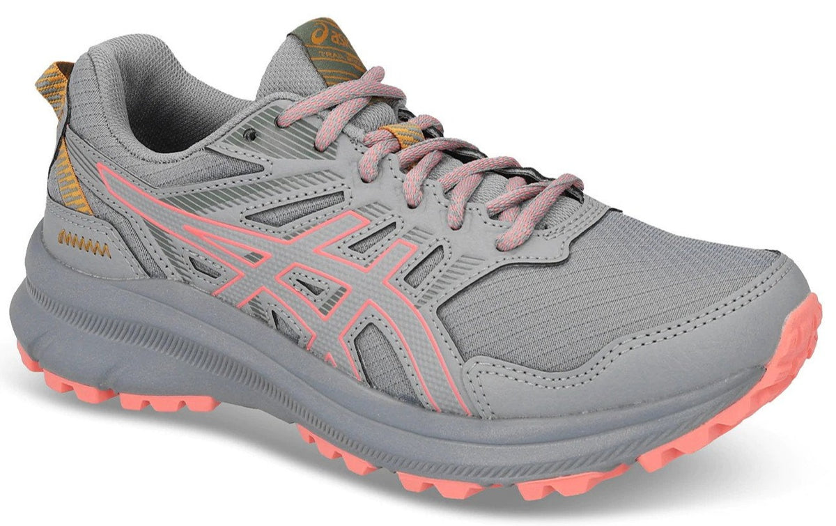 ASICS Women's Trail Scout 2 Running Shoes - Sheet Rock/Papaya