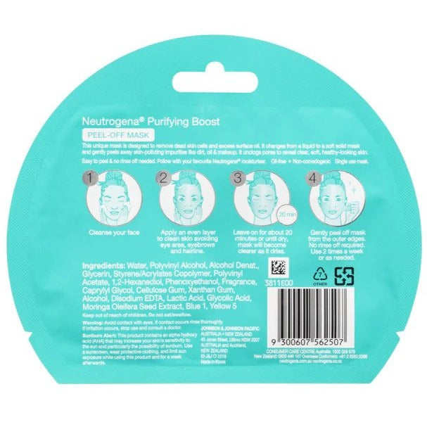 Neutrogena Purifying Boost Peel-Off Mask 1 Pack
