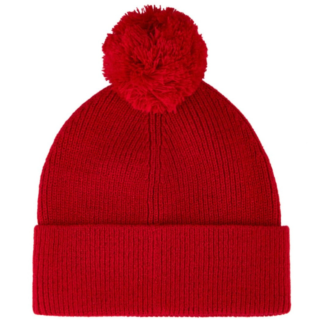 Tommy Hilfiger Kids' Signature Lurex Pom Pom Beanie - Blush Red