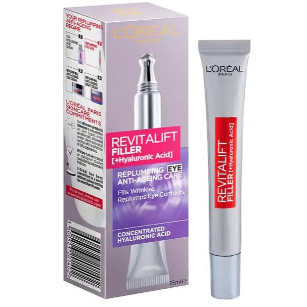 L'Oréal Revitalift Filler [+Hyaluronic Acid] Replumping Anti-Ageing Eye Cream 15mL