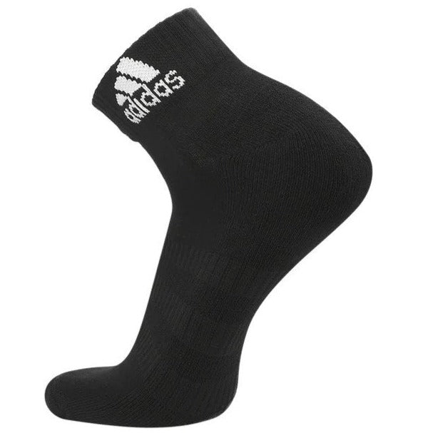 Adidas Men's Cushioned Ankle Socks 3Pack Black/White