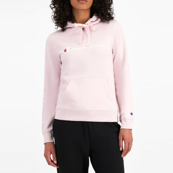 Champion Women's Script Hoodie - Pink Moon