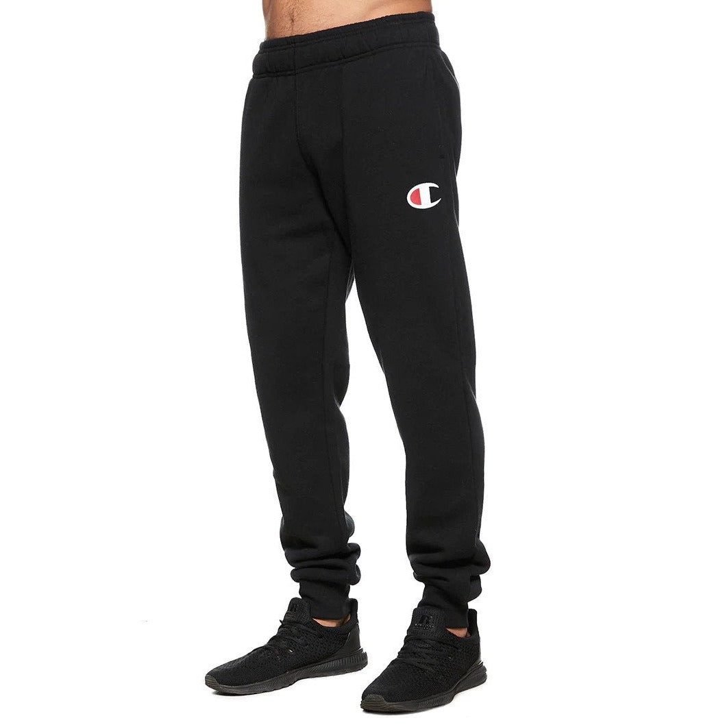 Champion Men's VF C Logo Cuff Pants - Black