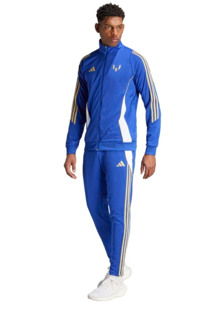 Adidas Performance Mens Pitch 2 Street Messi Football Pants - Blue/White