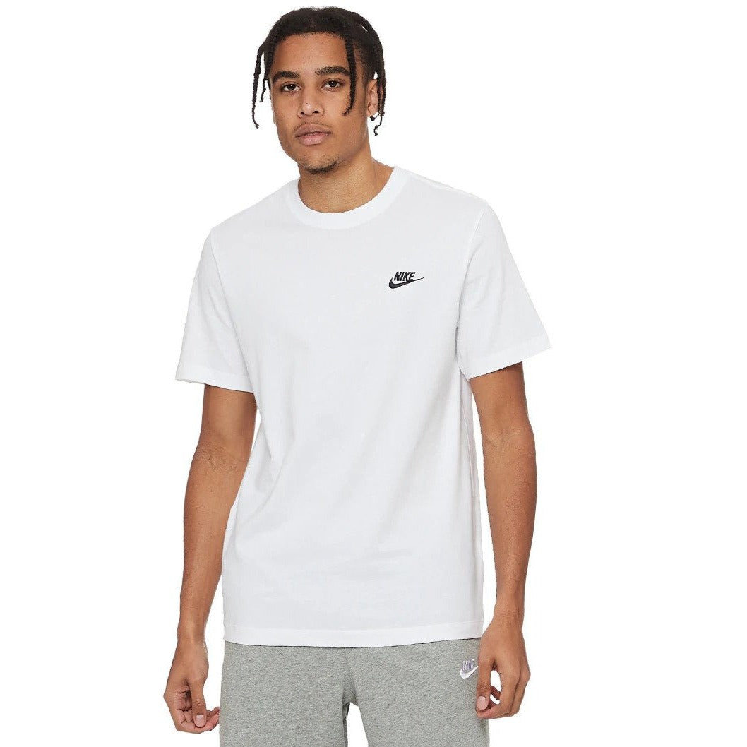 Nike Sportswear Men's Club Tee / T-Shirt / Tshirt - White
