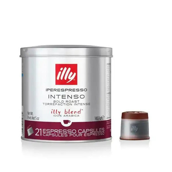 21pc Illy 140g Intenso iperEspresso Arabica Coffee Capsules f/ Francis Machine