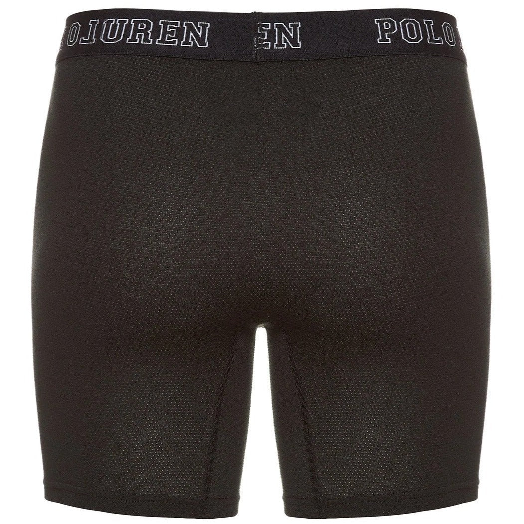 Polo Ralph Lauren Breathable Mesh Boxer Briefs 3-Pack - Polo Black
