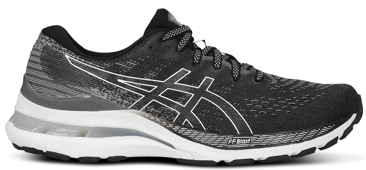 ASICS Women's GEL-Kayano 28 Running Shoes - Black/White