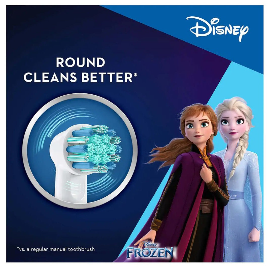 2 x 2pk Oral-B Kids Frozen Replacement Brush Heads - Extra Soft