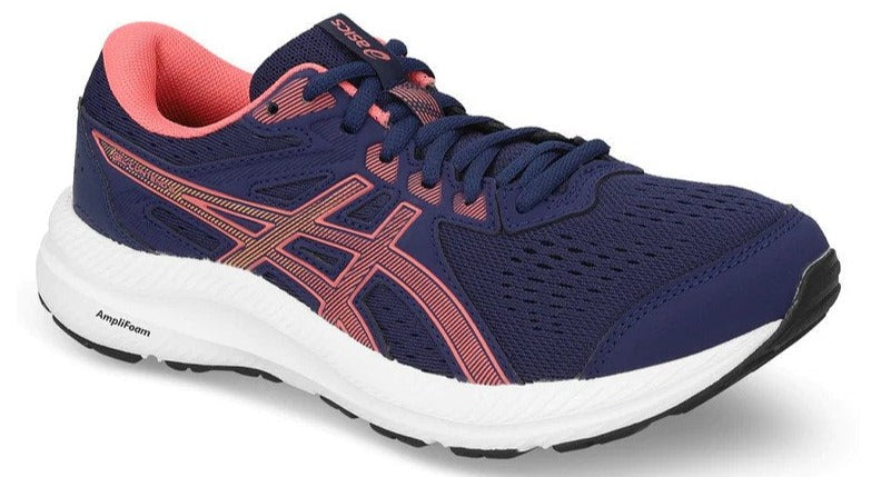 ASICS Women's GEL-Contend 8 Running Shoes - Indigo Blue/Papaya