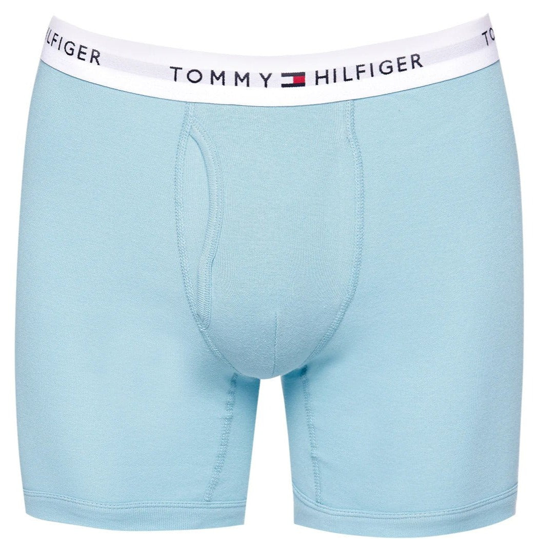 Tommy Hilfiger Men's Cotton Classics Boxer Briefs 3-Pack - Navy/Blue/Willow