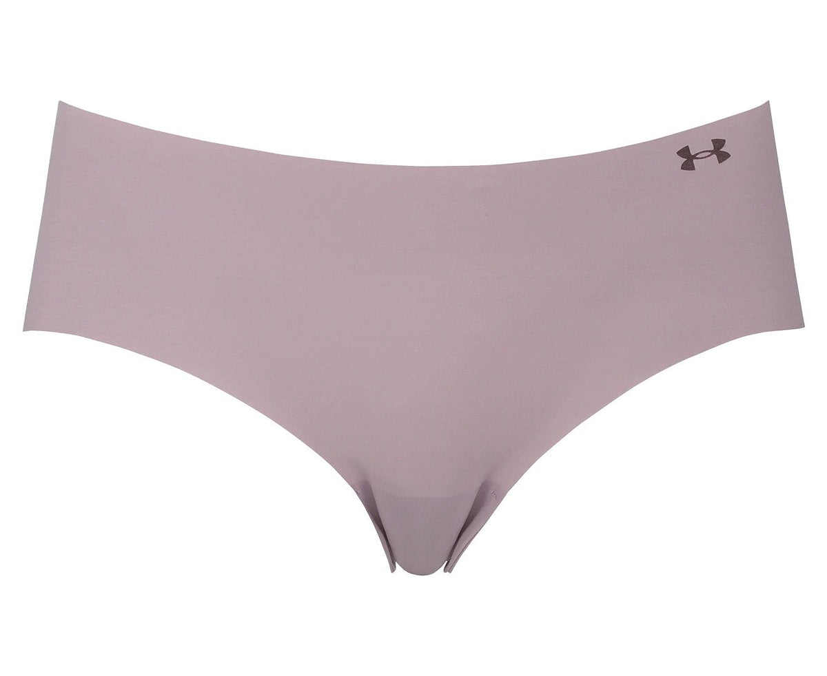 Under Armour Women's UA Pure Stretch Hipster Briefs 3-Pack - Mauve/Pink/Ash Plum