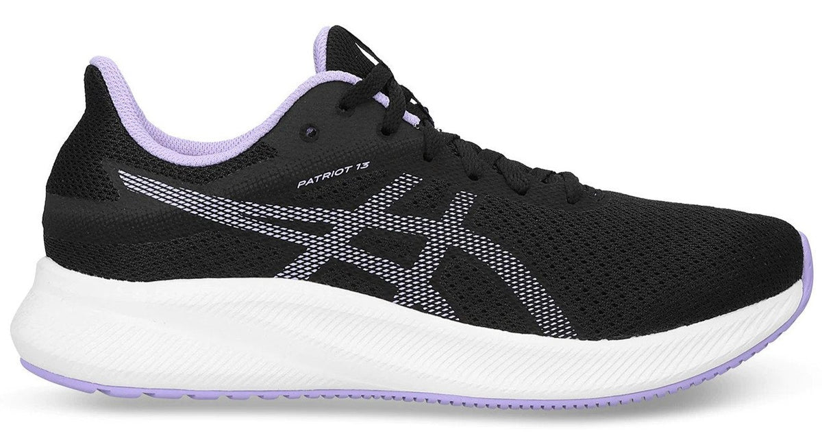 ASICS Women's Patriot 13 Running Shoes - Black/Digital Violet