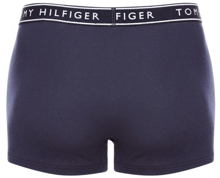 Tommy Hilfiger Men's Cotton Stretch Trunks 3-Pack - Navy
