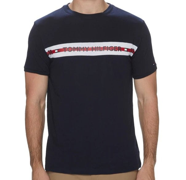 Tommy Hilfiger Men's Nature Tech Tee / T-Shirt / Tshirt - Desert Sky