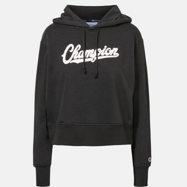Champion Women's Sports Graphic Print Hoodie - Black