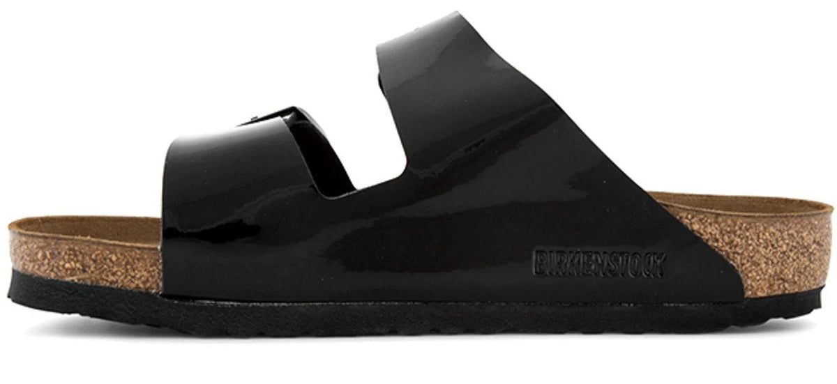 Birkenstock Unisex Arizona Regular Fit Sandals - Patent Black