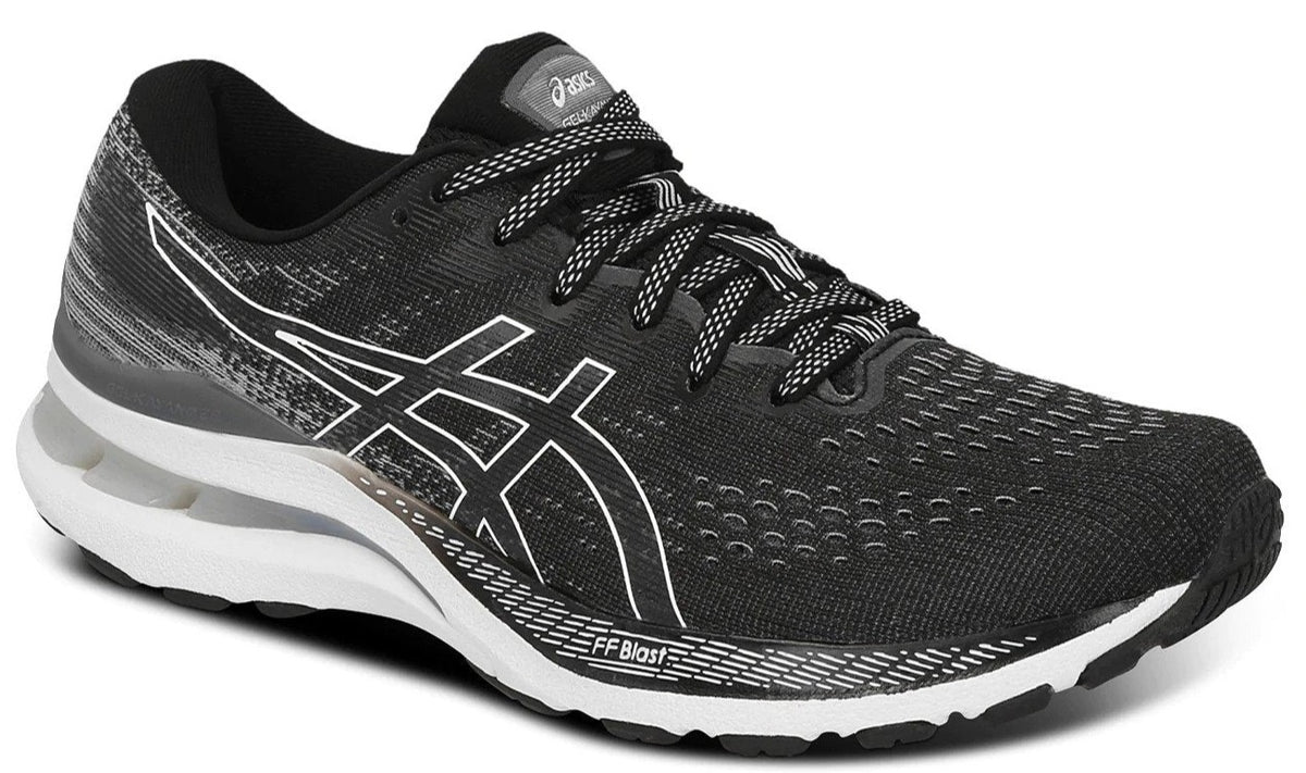 ASICS Women's GEL-Kayano 28 Running Shoes - Black/White