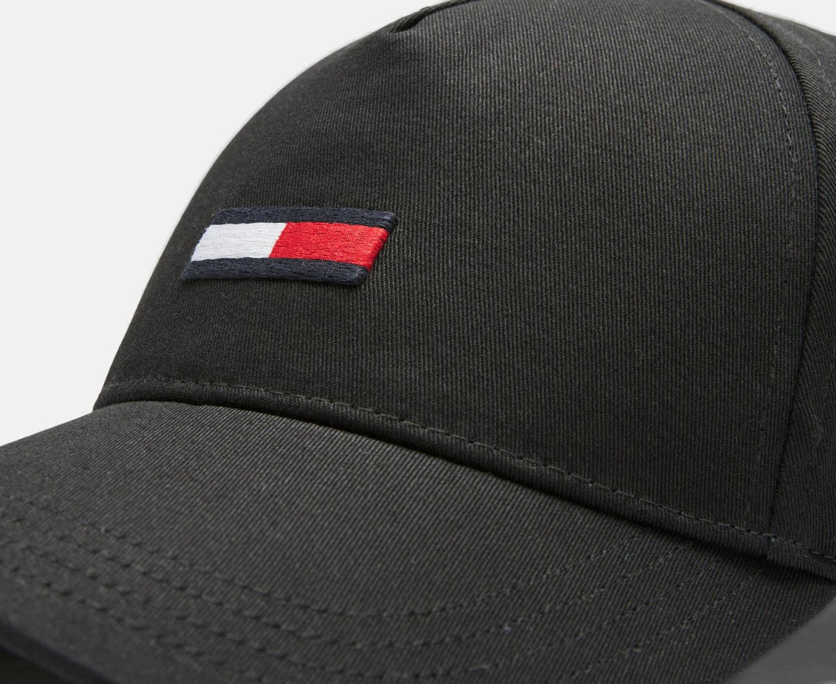 Tommy Jeans Flag Cap - Black