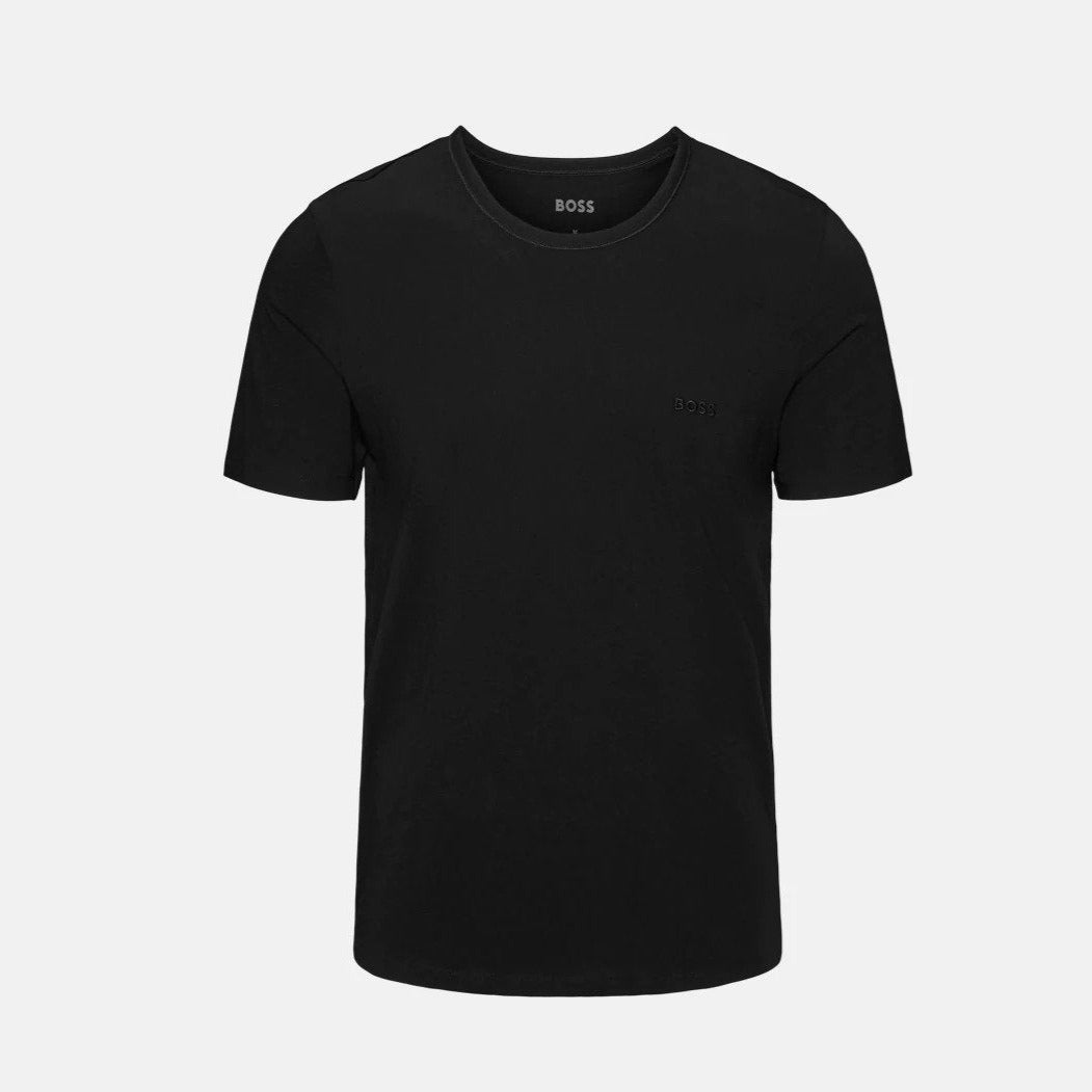 Hugo Boss Men's Classic Crew Neck Tee / T-Shirt / Tshirt 3-Pack - Black