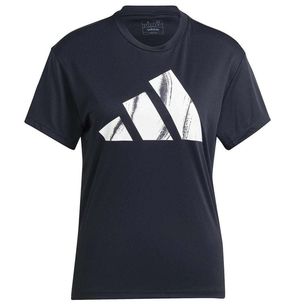 Adidas Women's Run It Brand Love Tee / T-Shirt / Tshirt - Black