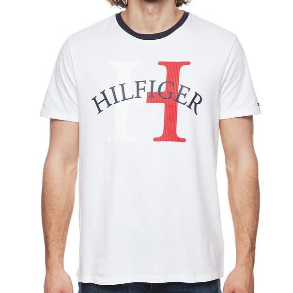 Tommy Hilfiger Men's Cornell Tee / T-Shirt / Tshirt - Bright White