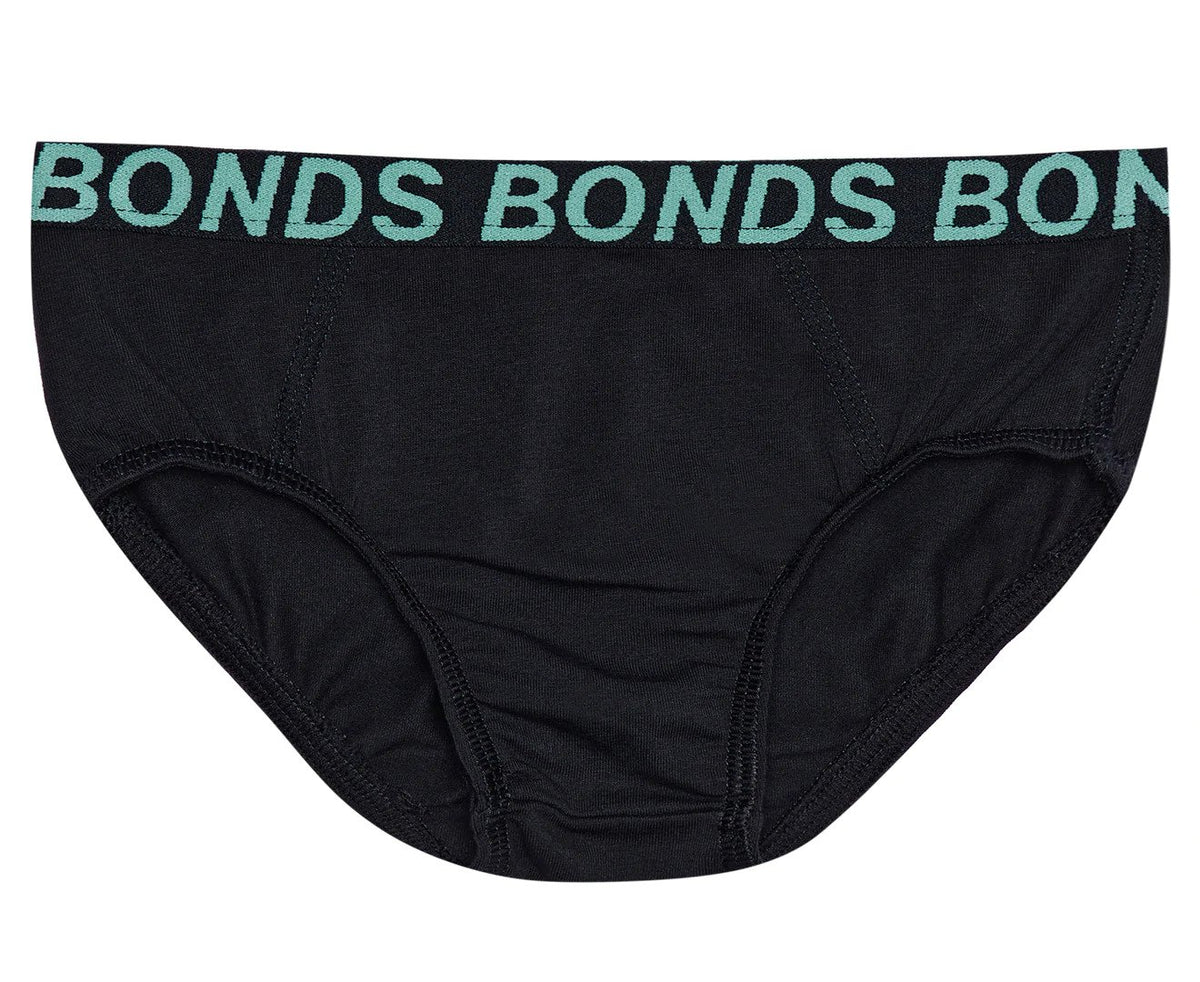 Bonds Boys' Sport Briefs 4-Pack - Black/Multi